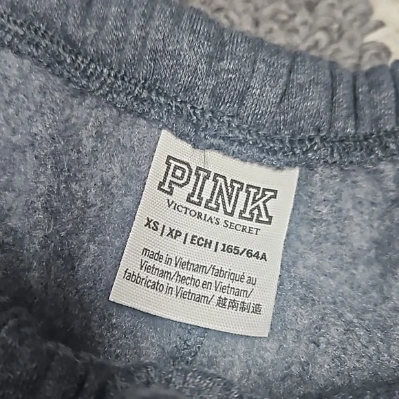 PINK xs sweatpants n matching zipper up hoodie - Picture 4 of 8